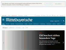 Tablet Screenshot of mittelbayerische.de